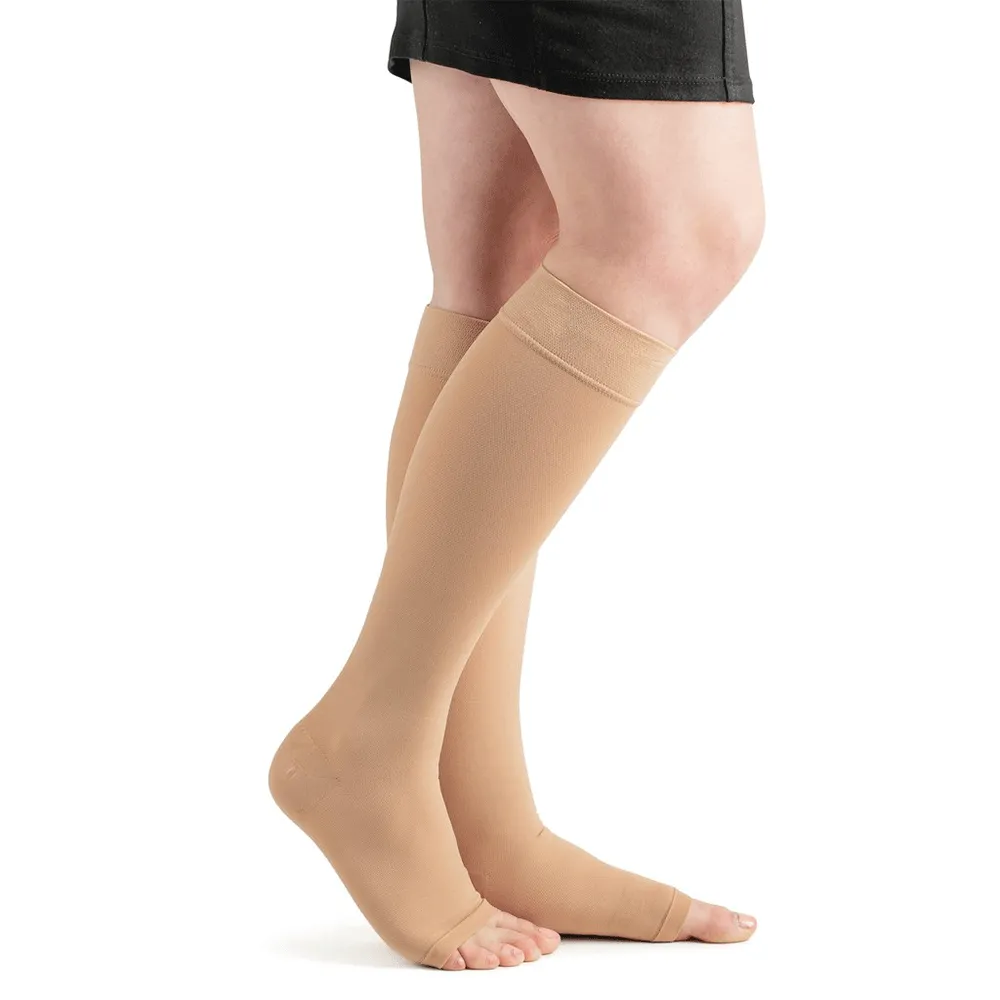 Actifi Surgical Opaque Knee High 20-30 mmHg, Open Toe