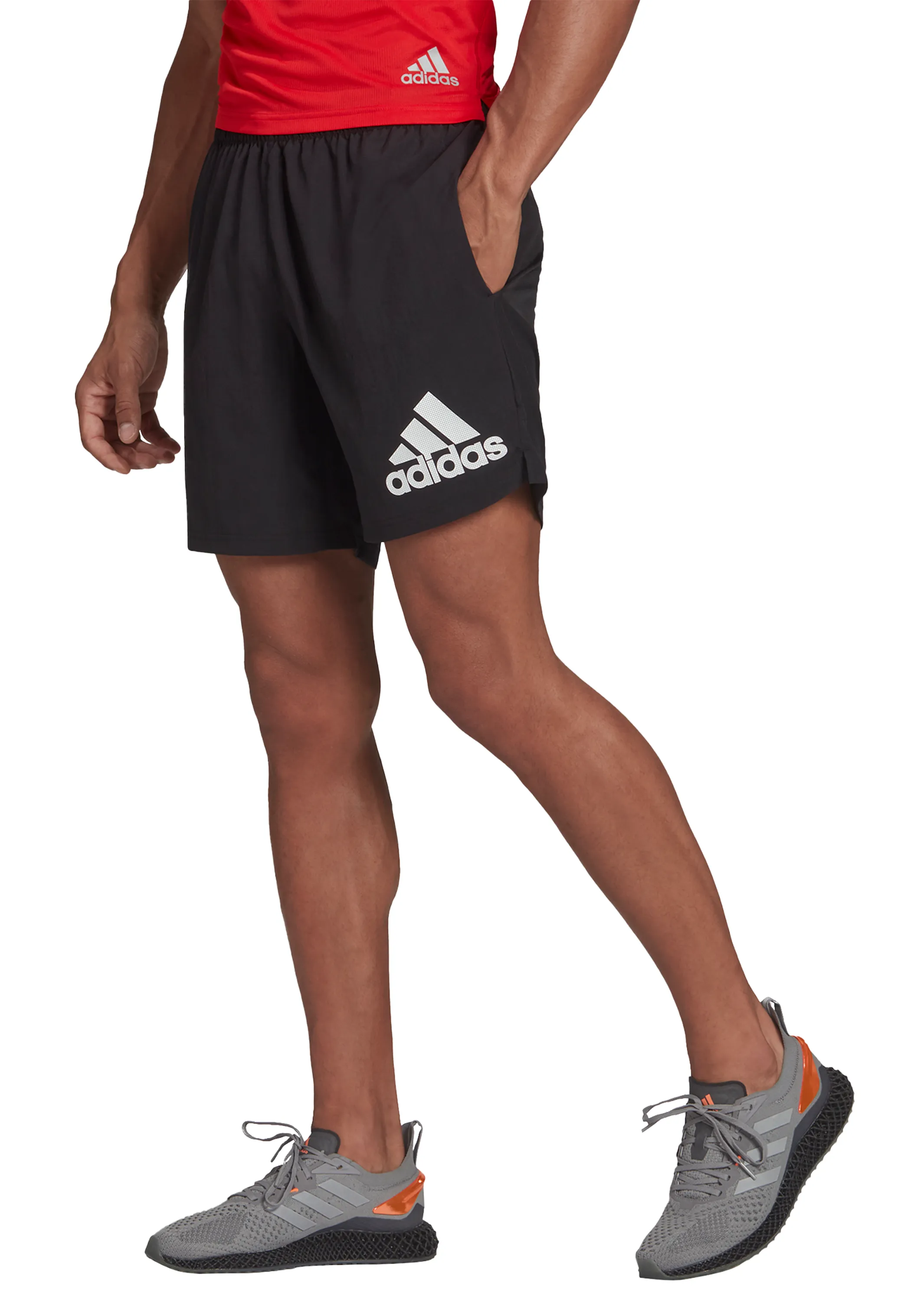 Adidas Mens Run It 7 Inch Shorts <br> H59883