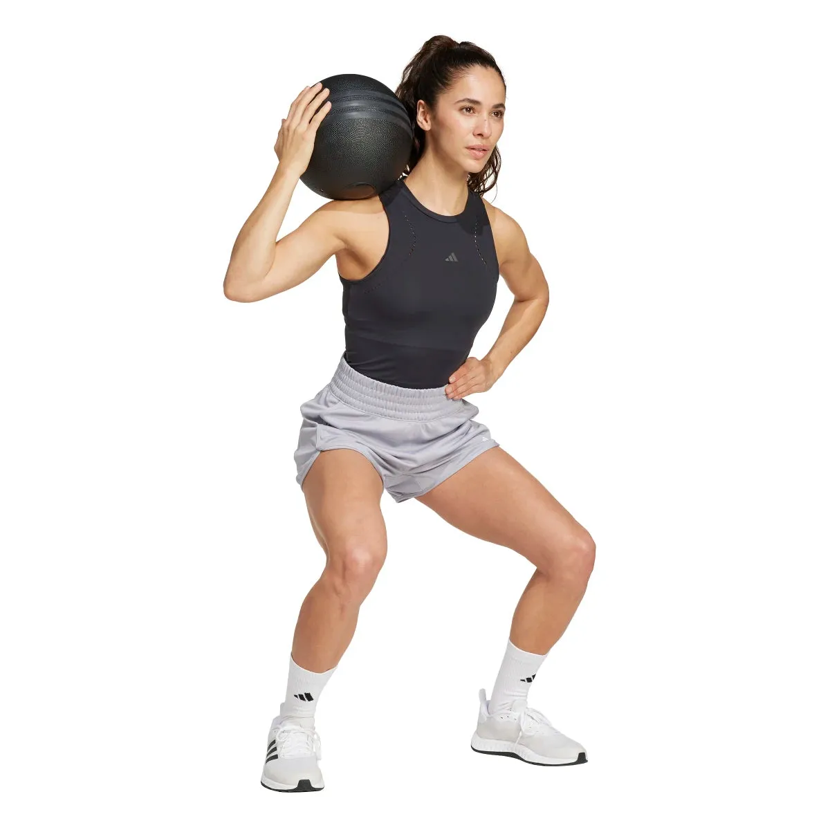 adidas Women's Pacer Knit High Waisted Training Shorts