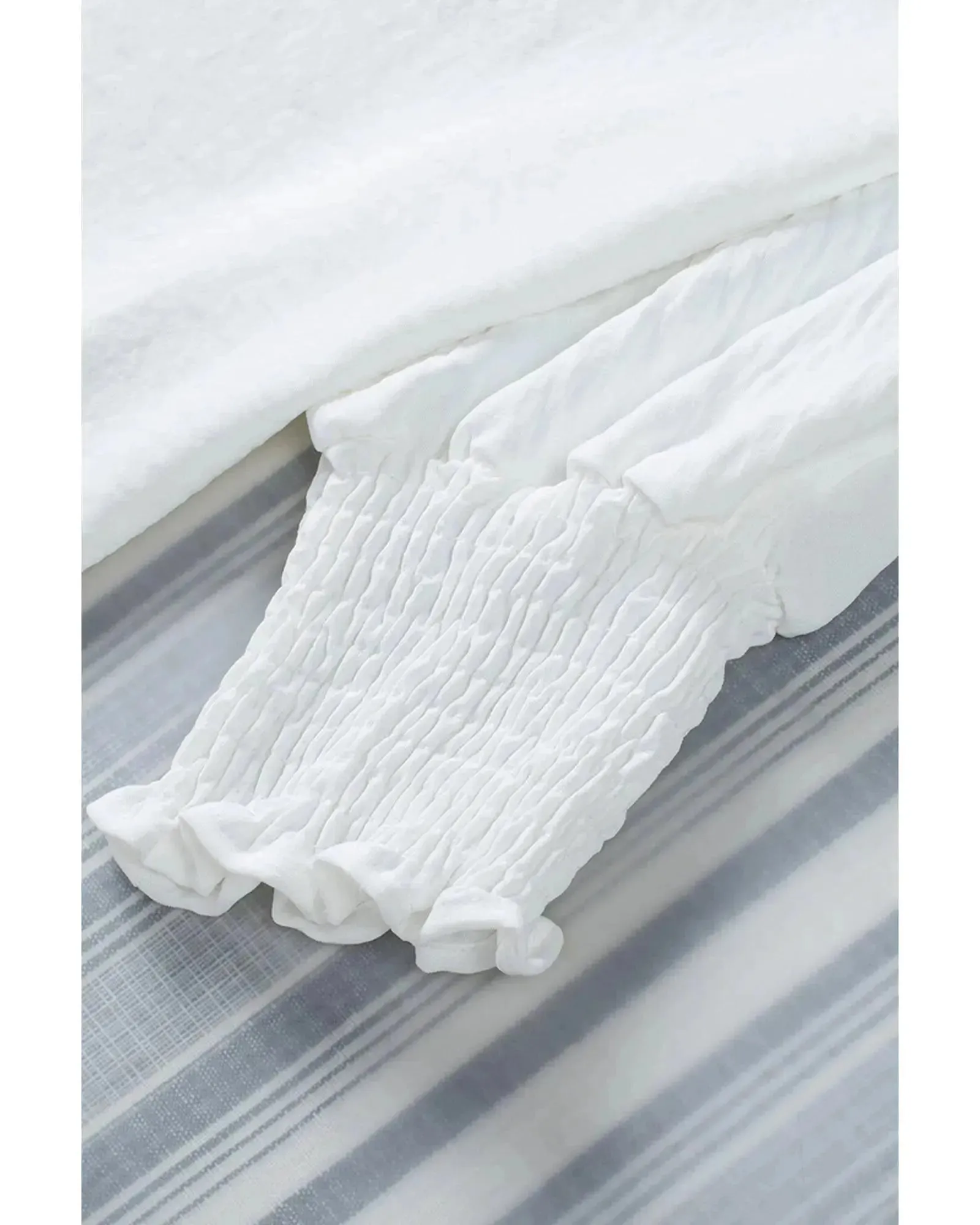 Azura Exchange Shift Top with Smocked Wrist - S