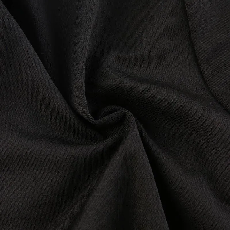Black Lace-Trimmed Heart Detail Mini Dress