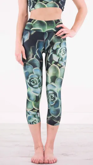 Green Envy - Triathlon Capri Leggings - CUSTOM ORDER