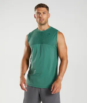 Gymshark Apex Seamless Tank - Hoya Green/Woodland Green
