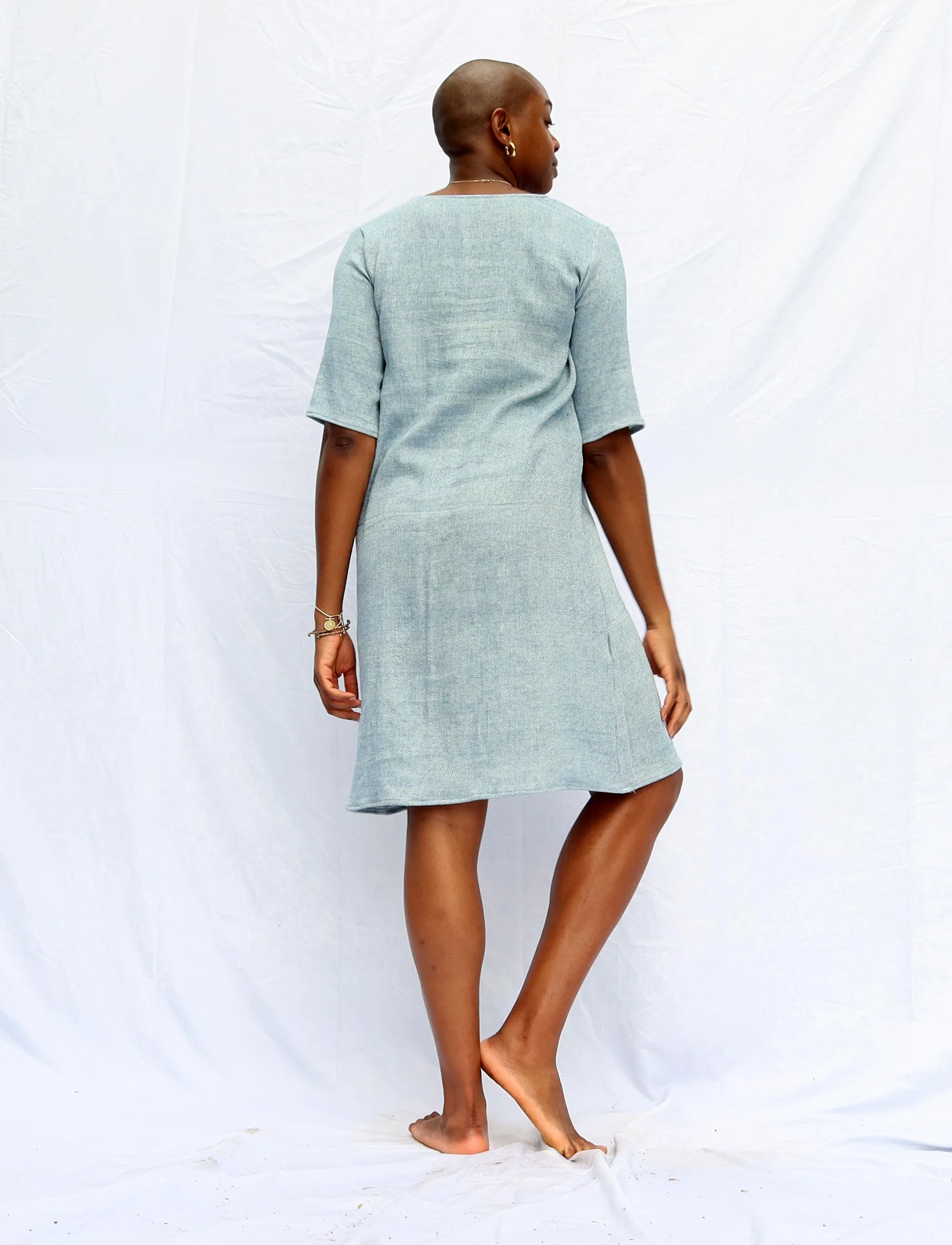 Handwoven - Sita Shift Short Dress