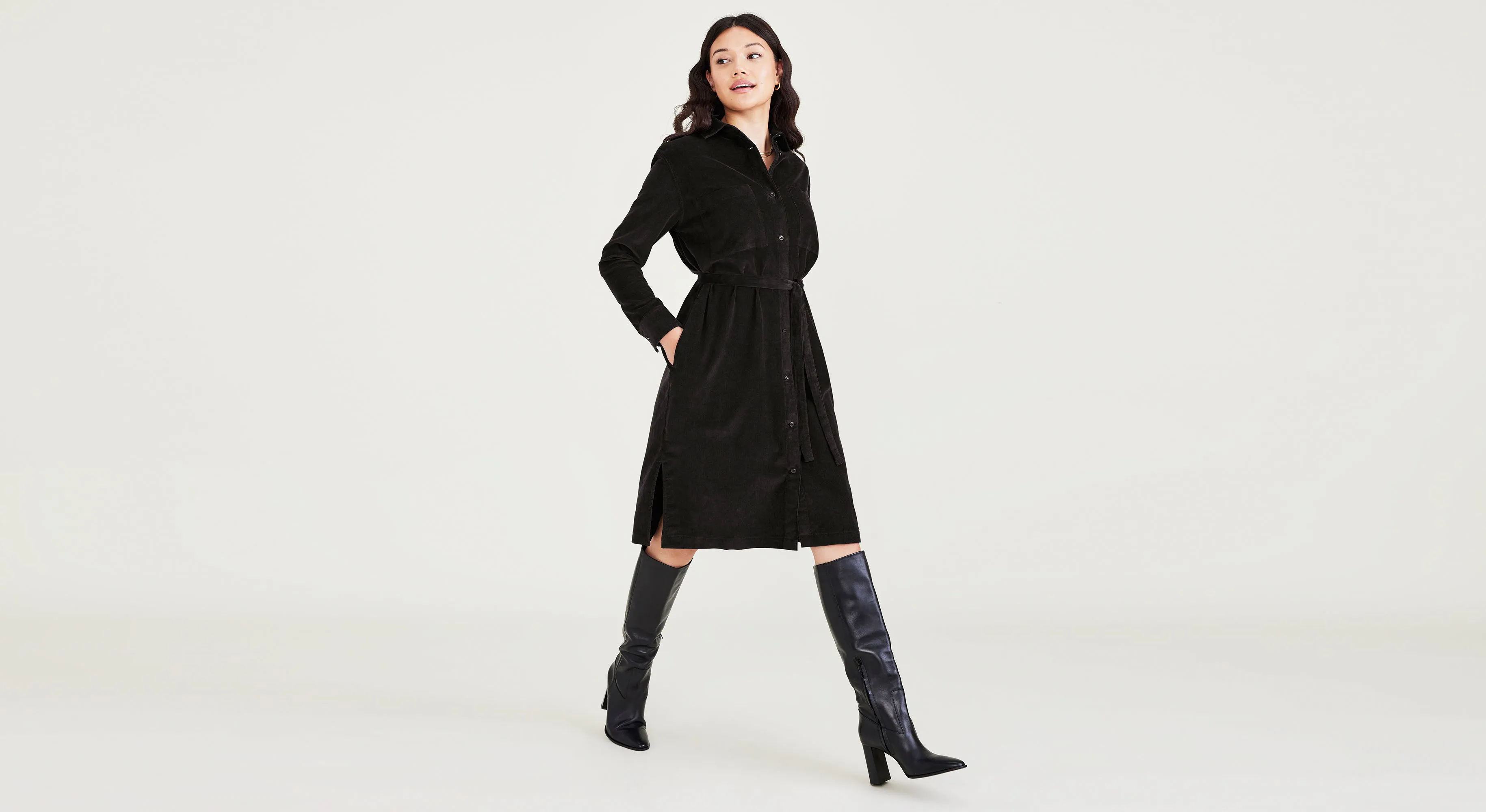 Midi Dress, Relaxed Fit