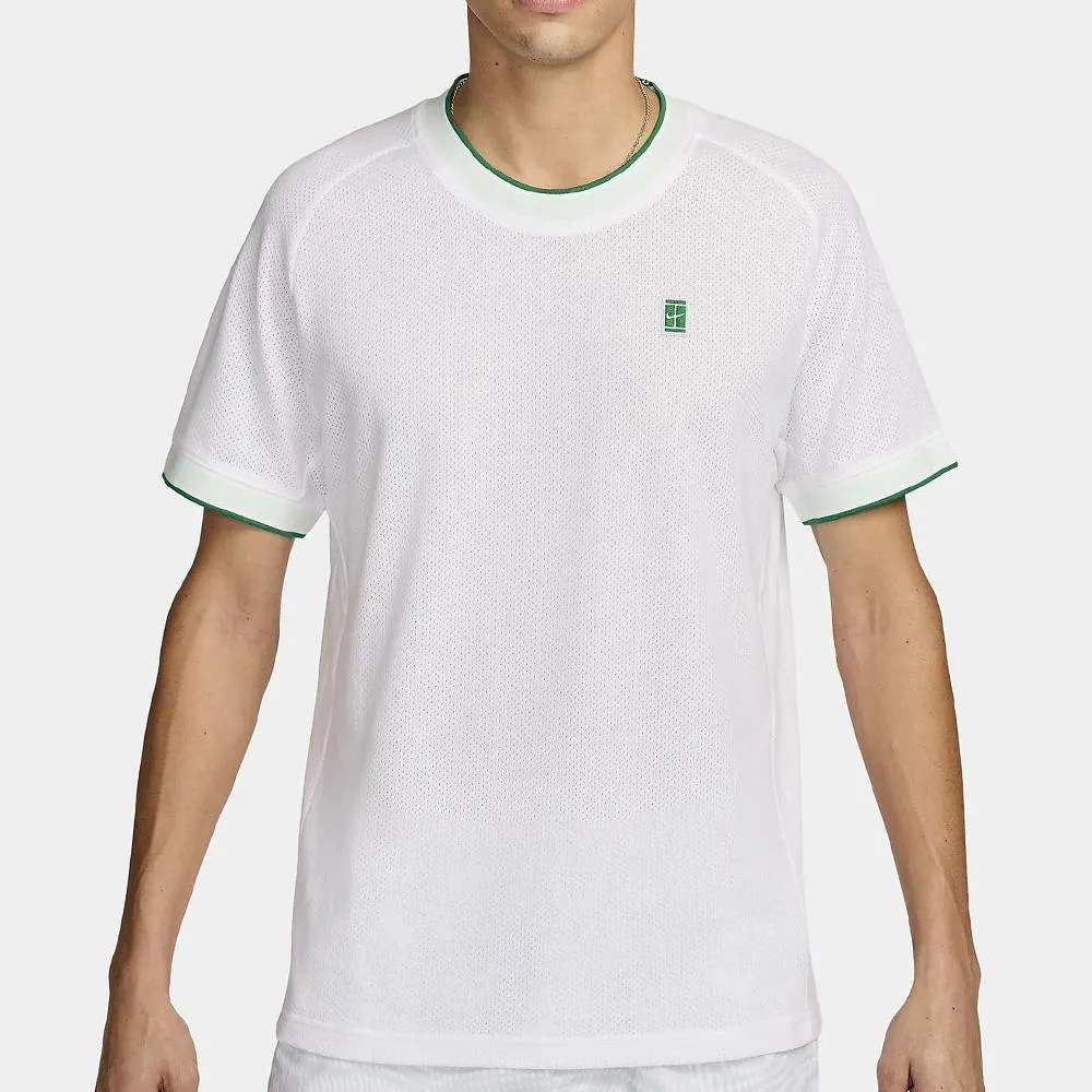 Nike Men's Heritage Court Short Sleeve - White