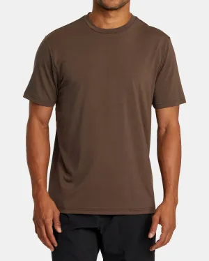 RVCA VA Sport Balance Technical Training Tee - MOCHA