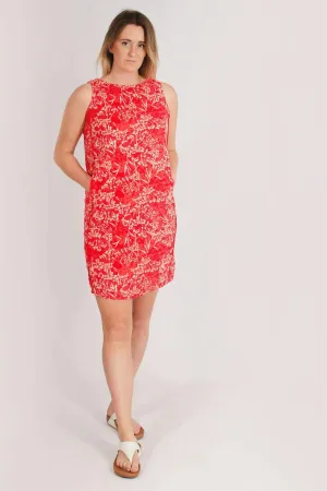 Sleeveless Linen Shift Dress