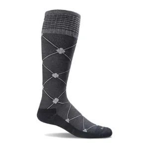 Sockwell Elevation Over the Calf Compression Sock (Women) - Black Multi