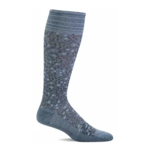 Sockwell New Leaf Over the Calf Compression Sock (Women) - Bluestone