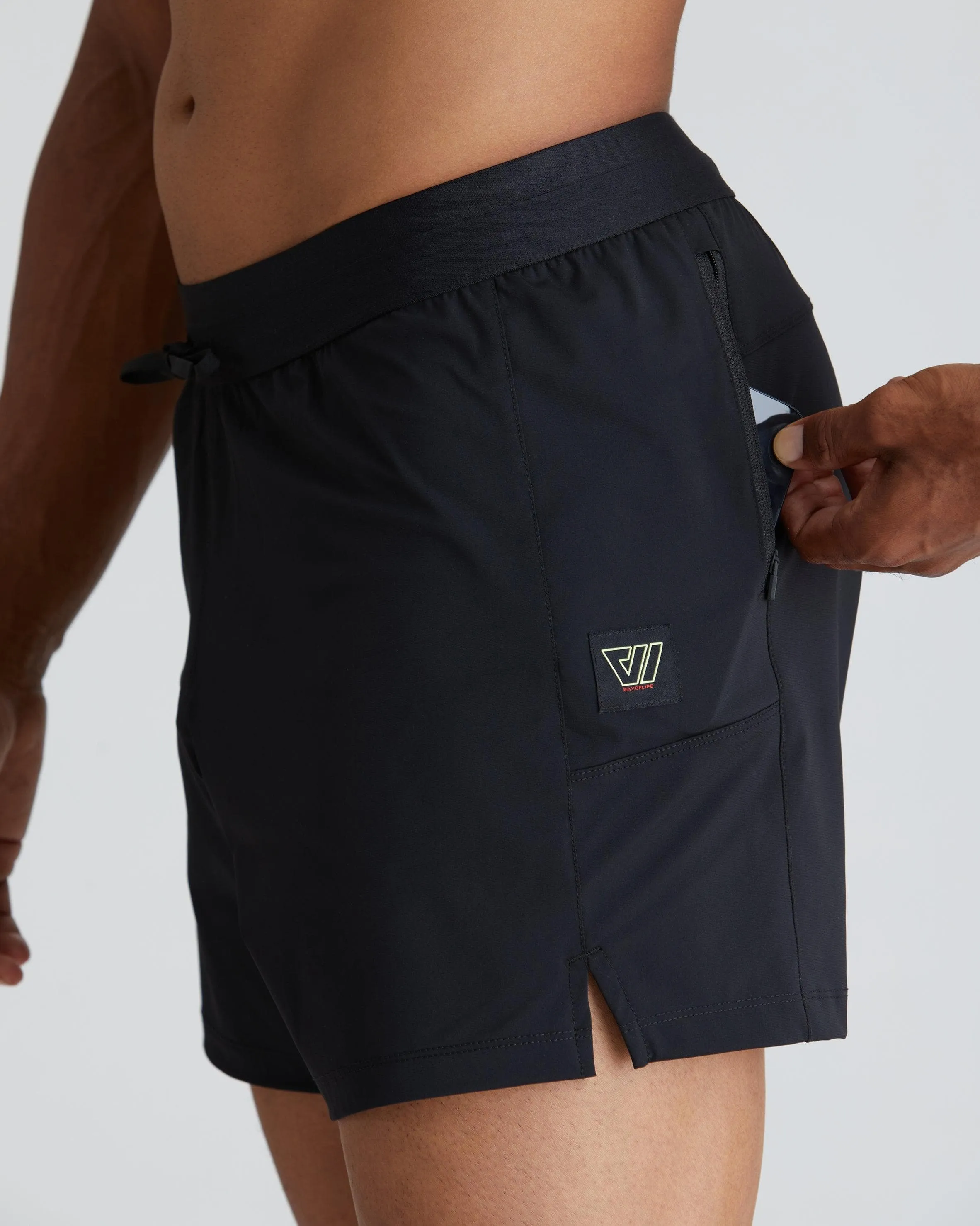 Spring Short in Black