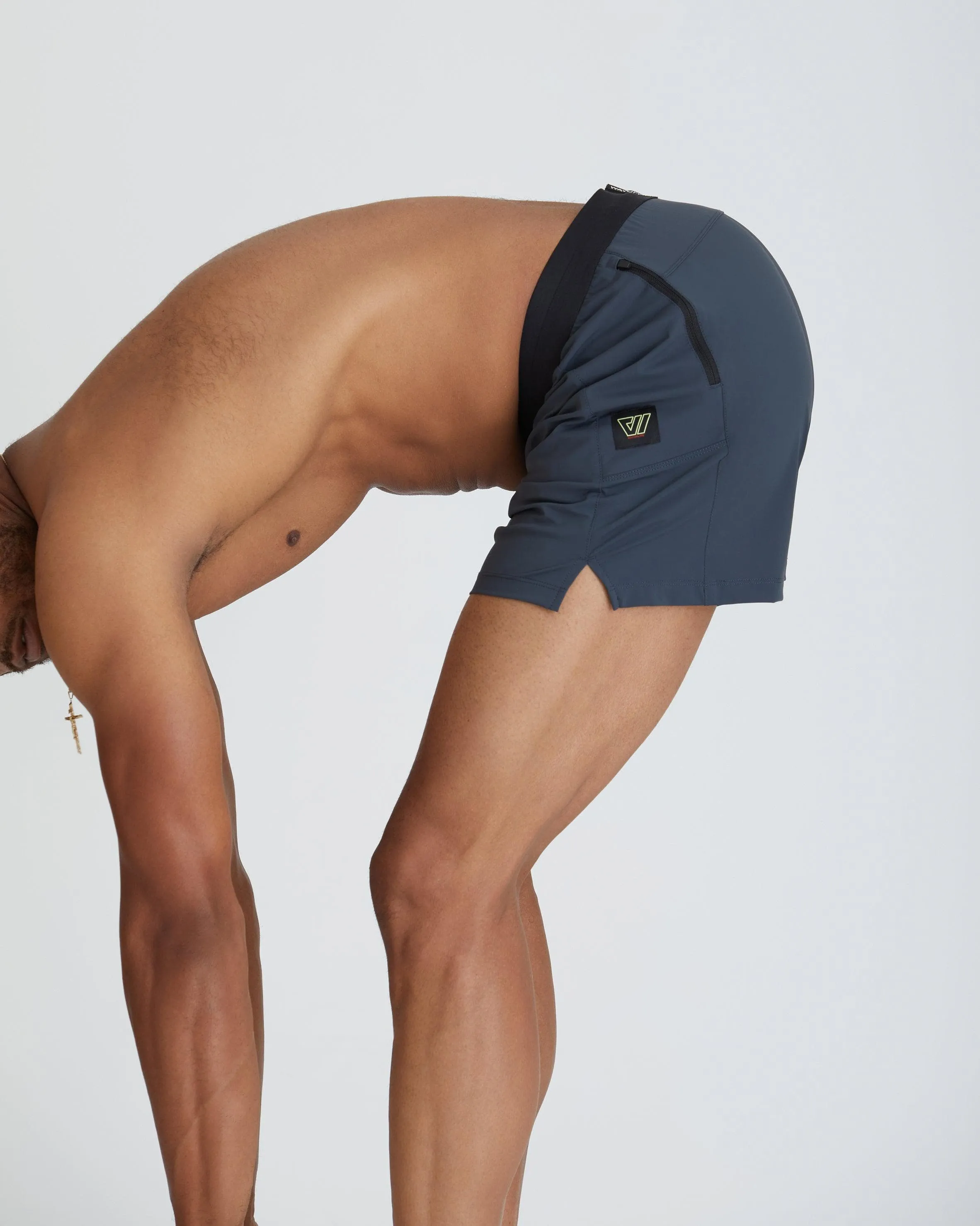 Spring Short in Hudson Grey