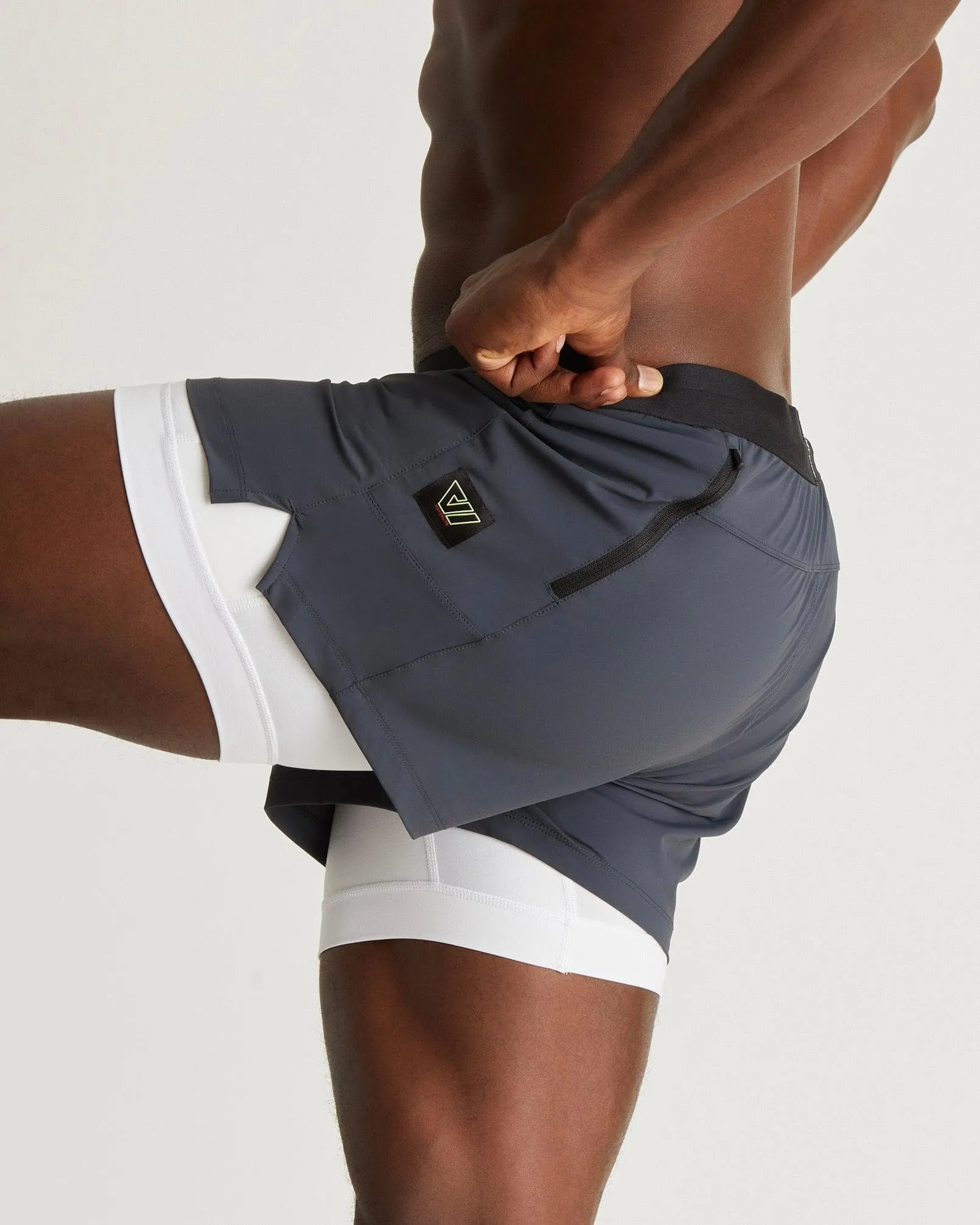 Spring Short in Hudson Grey