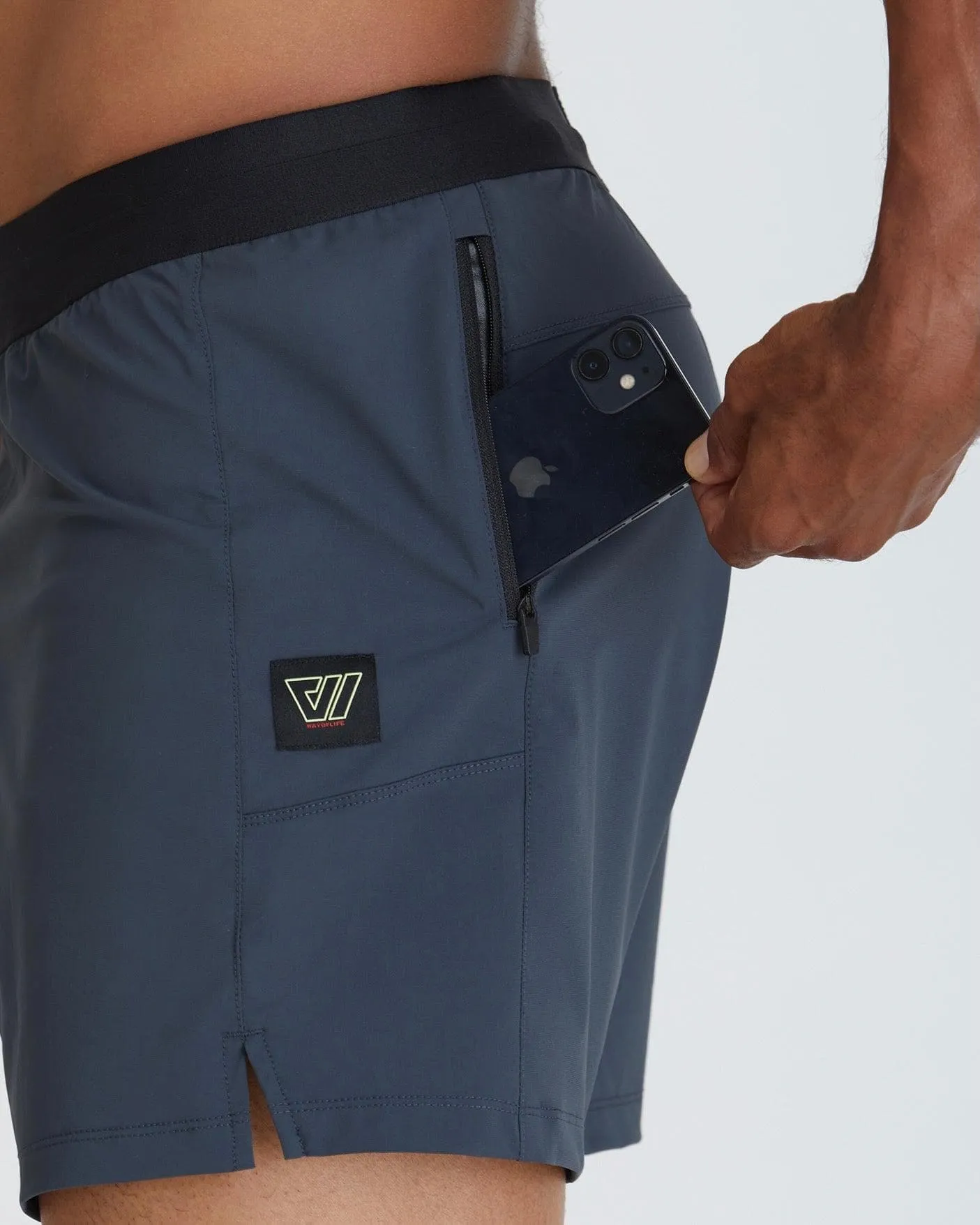 Spring Short in Hudson Grey